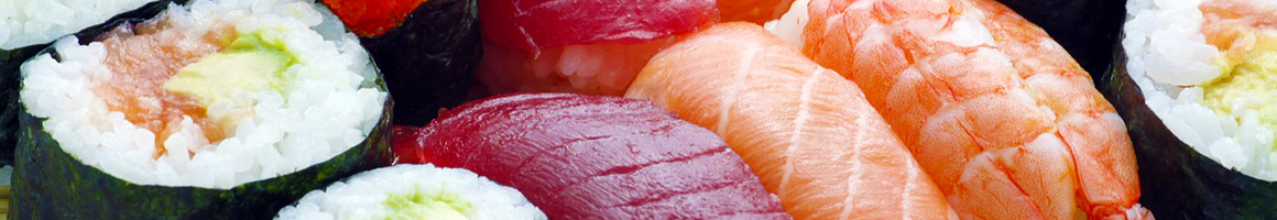Eating Japanese Steakhouses Sushi at Nakato Japanese Steakhouse restaurant in Myrtle Beach, SC.